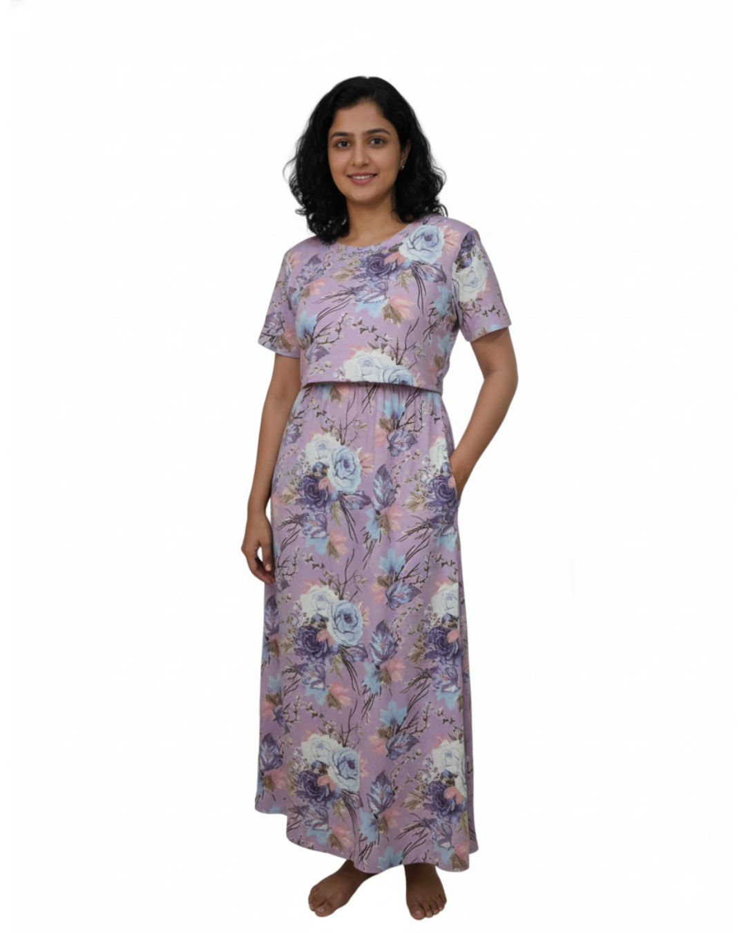 Stylish Feeding Nighty for New Moms