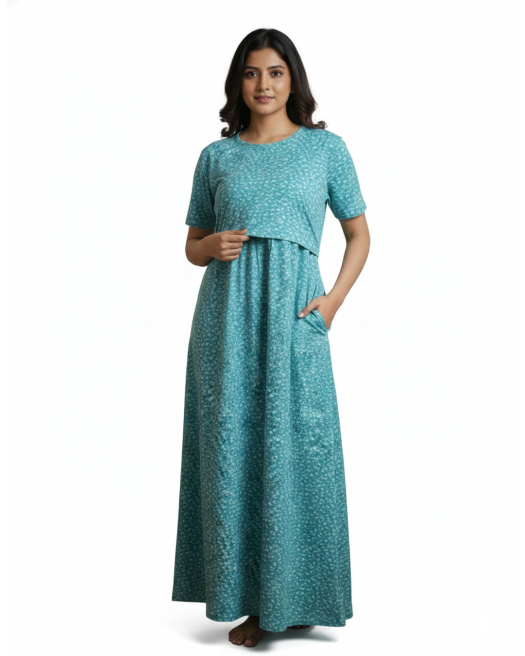 Stylish Feeding Nighty for New Moms