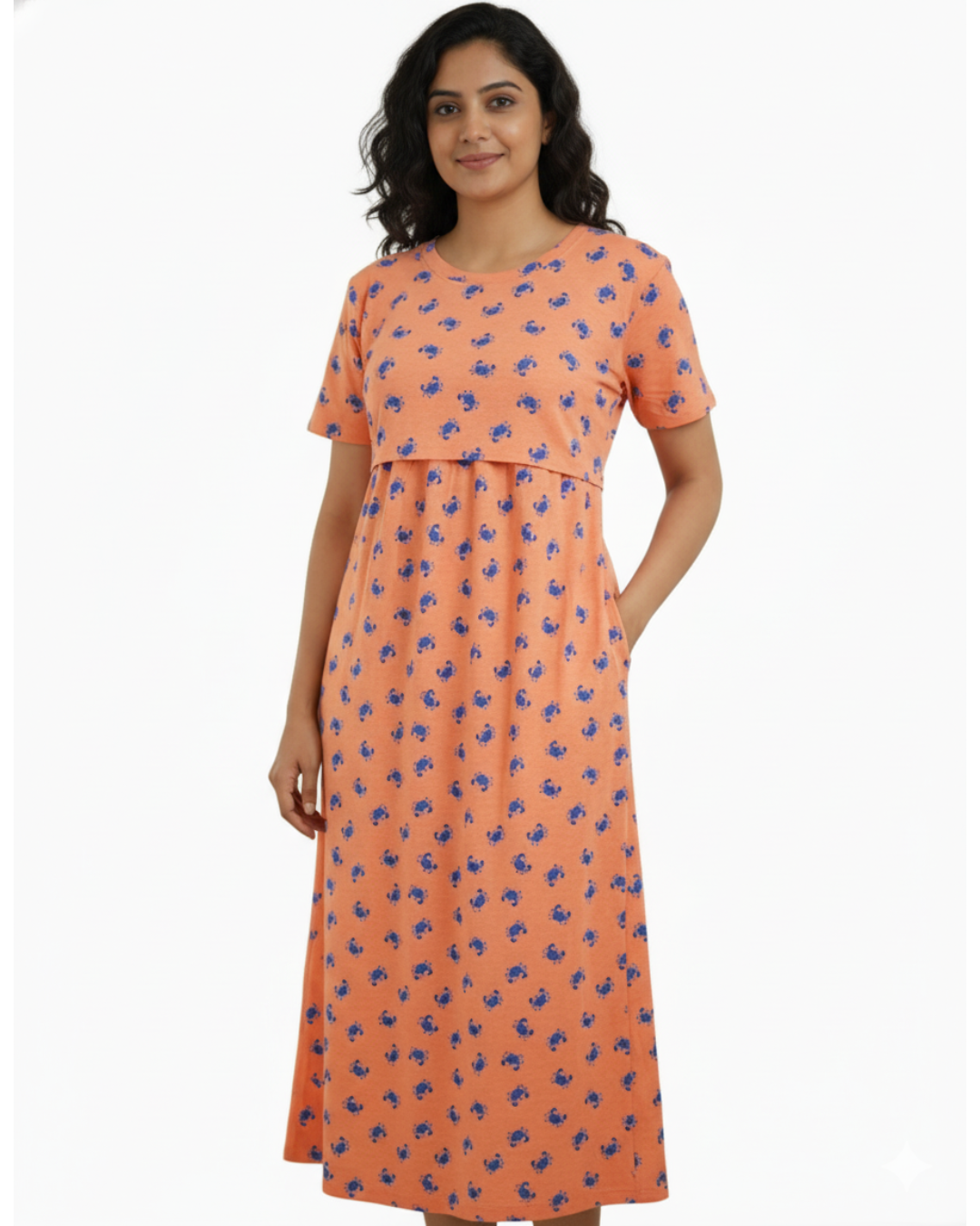 Stylish Feeding Nighty for New Moms