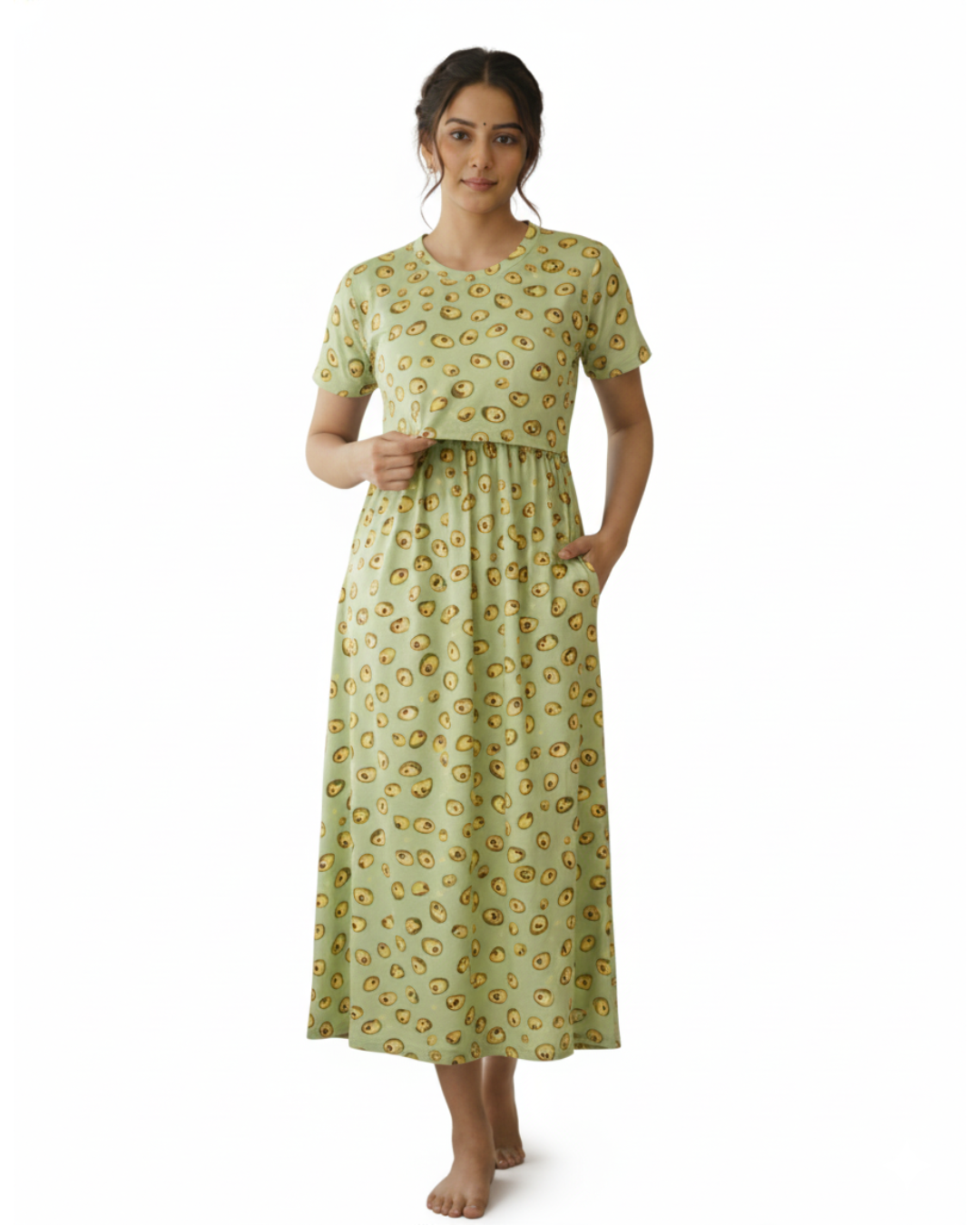 Stylish Feeding Nighty for New Moms