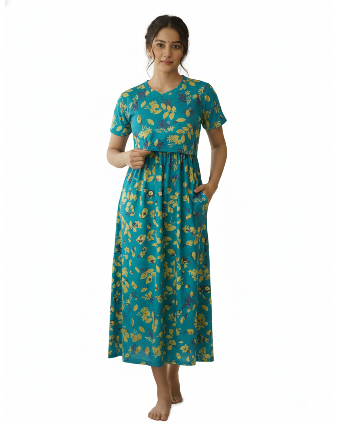 Stylish Feeding Nighty for New Moms