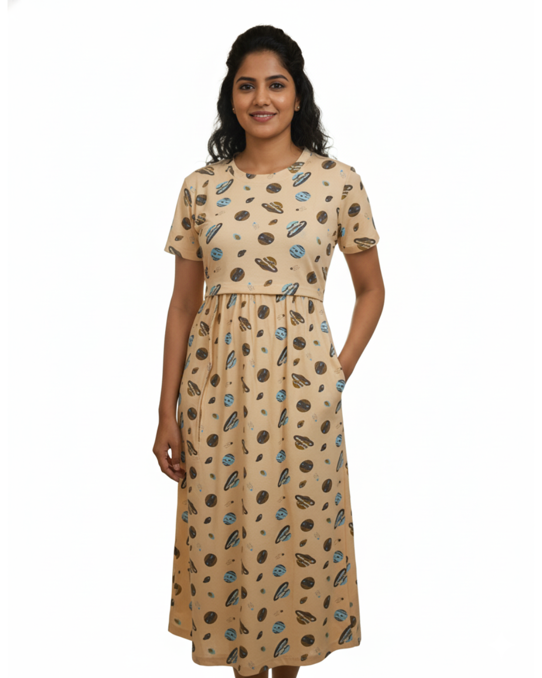 Stylish Feeding Nighty for New Moms